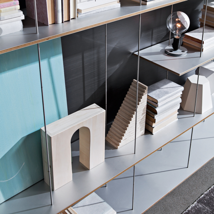 Graduate bookshelf by Jean Nouvel 