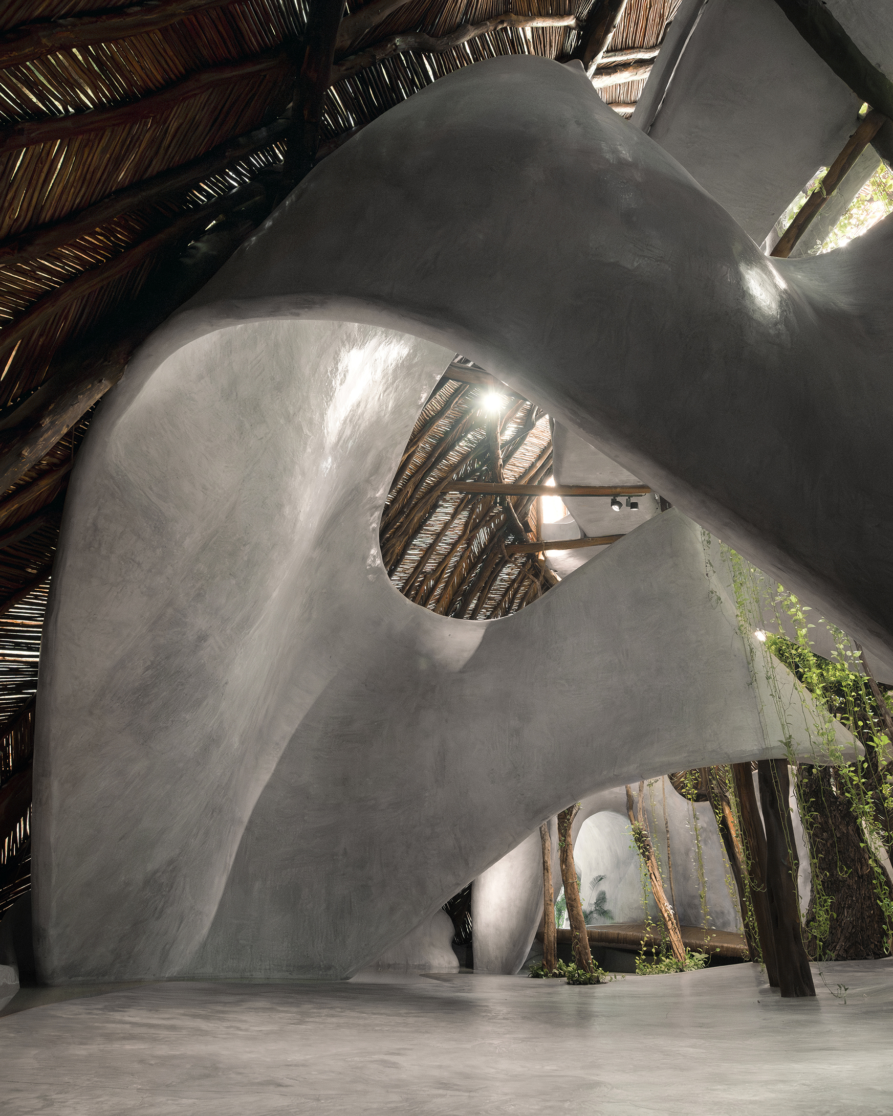 SFER IK, a culture centre embedded within the jungle in Mexico. Image credit: Courtesy of AZULIK