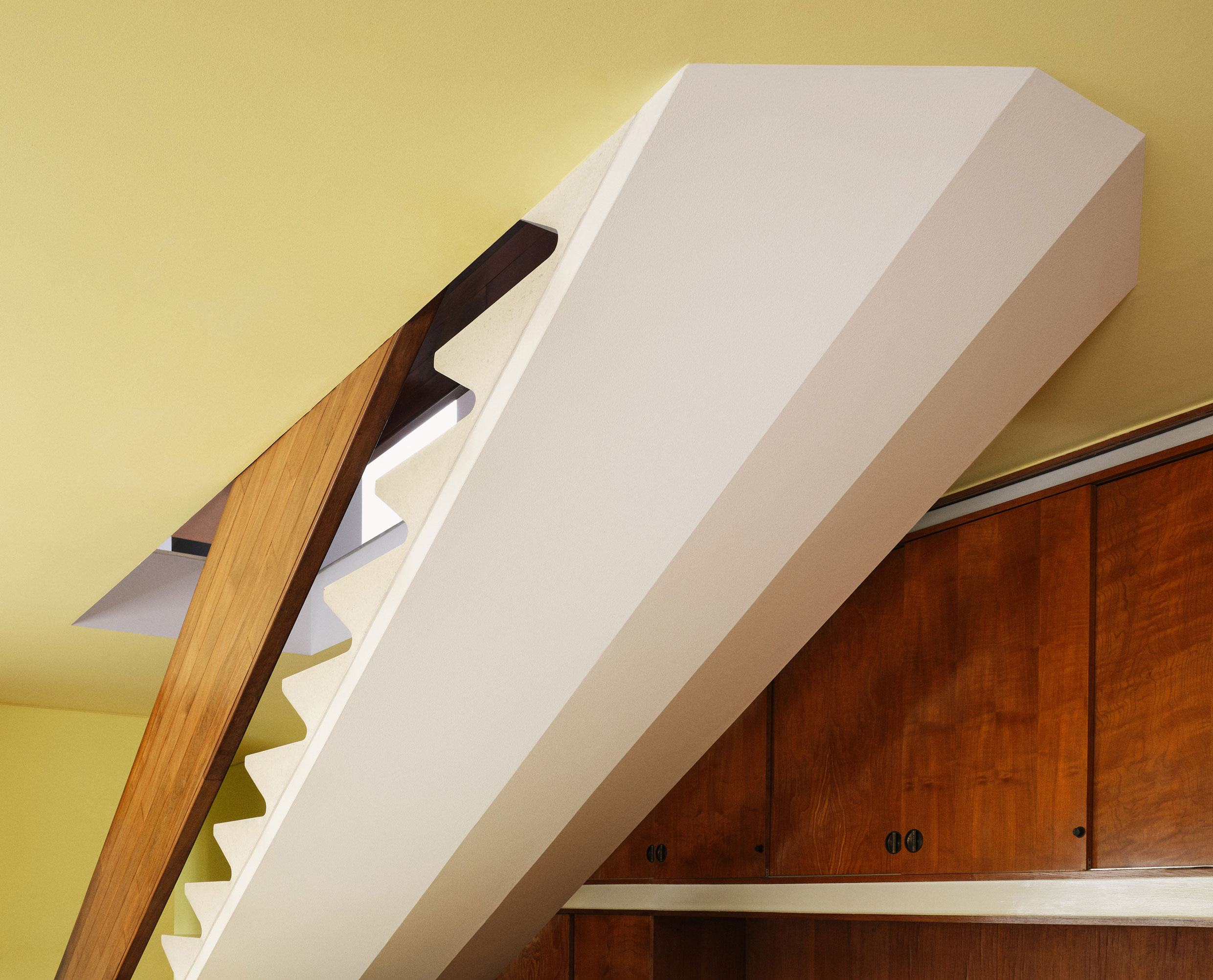 Il giallo è il tono predominante scelto da Gio Ponti per il progetto di Villa Planchart