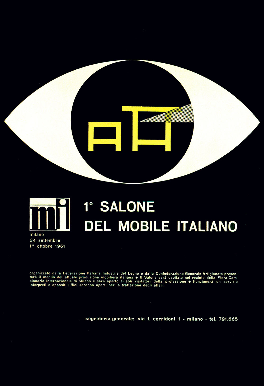 1961 | Poster of the 1st Salone del Mobile