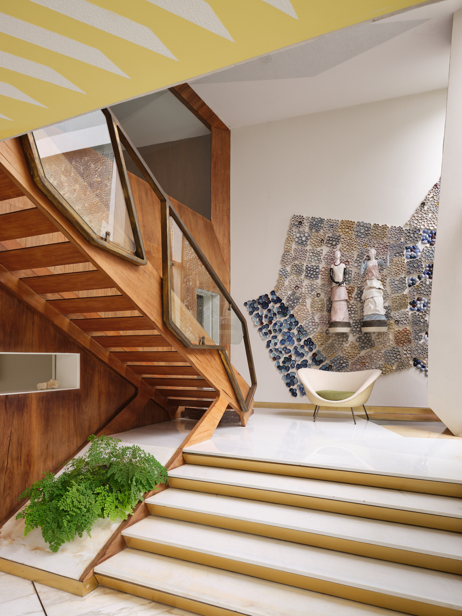 Special re-editions of D.154.2 created to celebrate the chair's 2024 Compasso d’Oro Career Award for Products and donated to Fundación Anala y Armando Planchart in Caracas