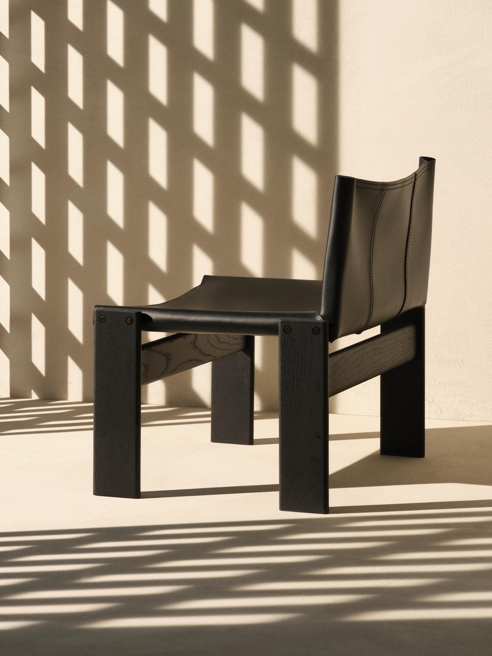 The 2025 re-edition of the Monk Chair by Tobia and Afra Scarpa. Photographs: Frederik Vercruysse