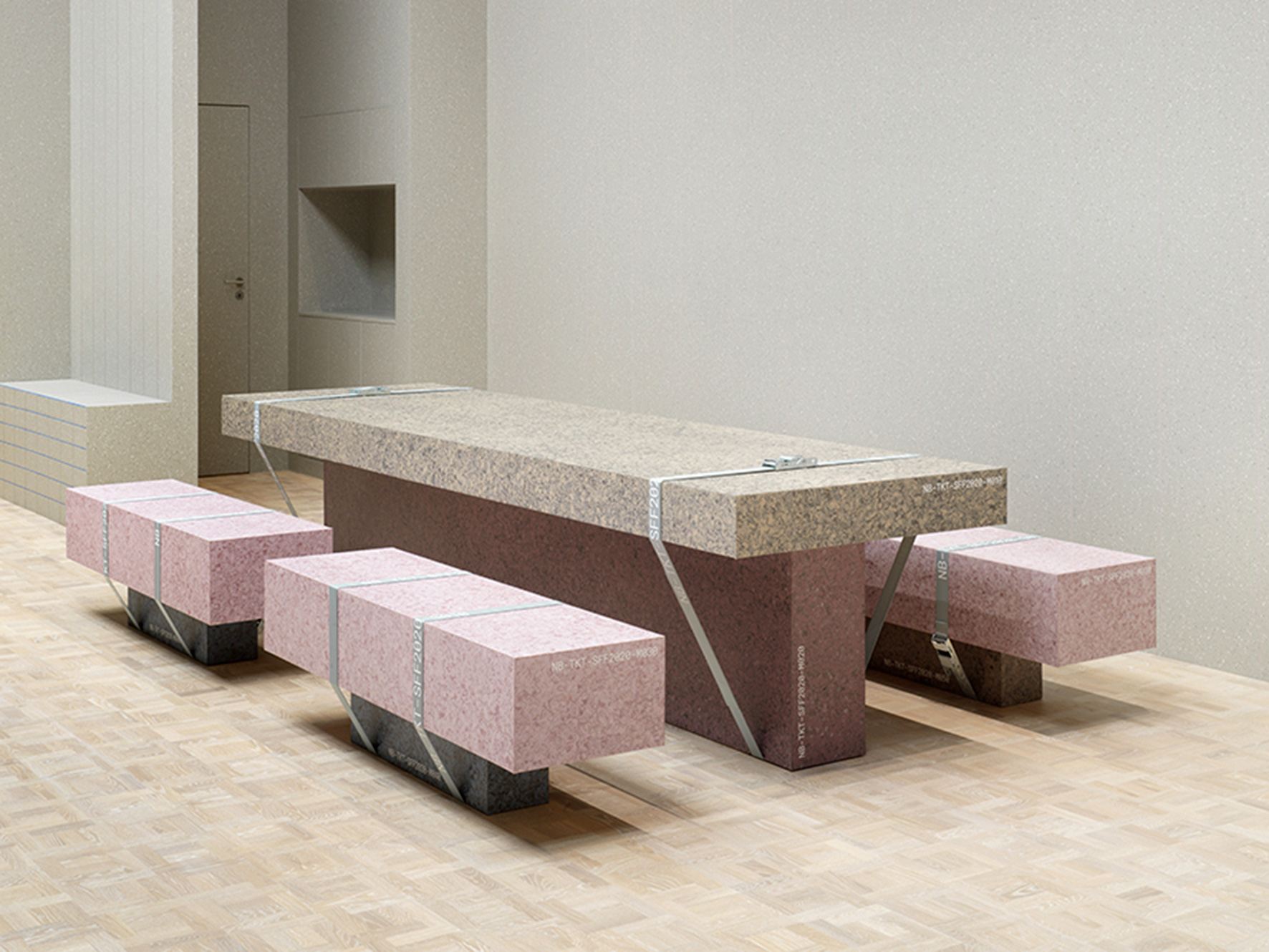 Natural Bond exhibition at Stockholm Furniture and Light Fair (2020), Tarkett and Note Design Studio