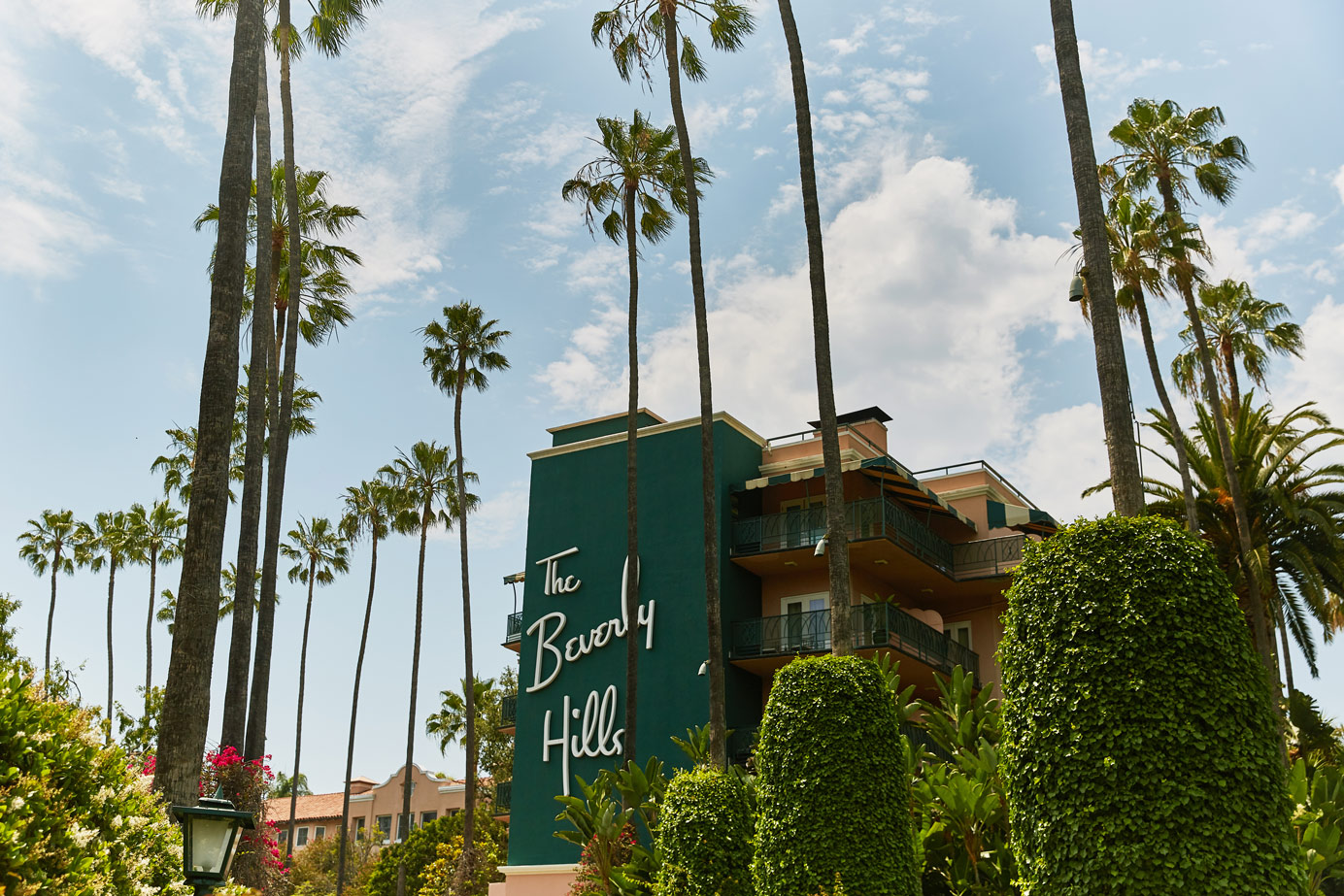 Beverly Hills Hotel, Los Angeles. Image courtesy of Dorchester Collection