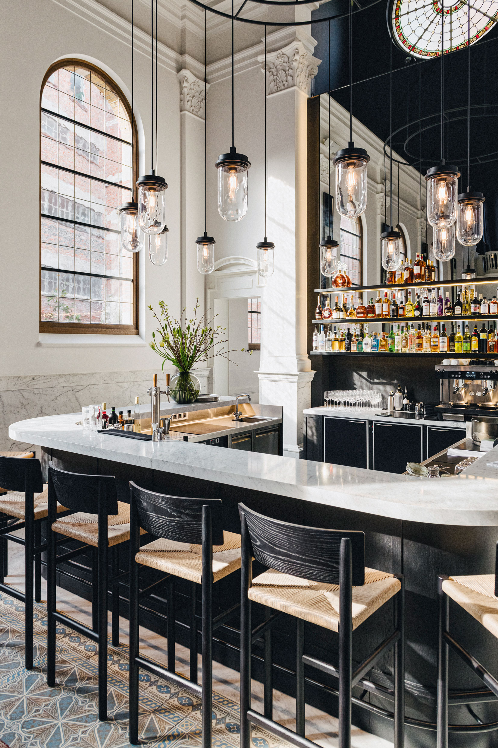 august Hotel bar by Vincent Van Duysen 