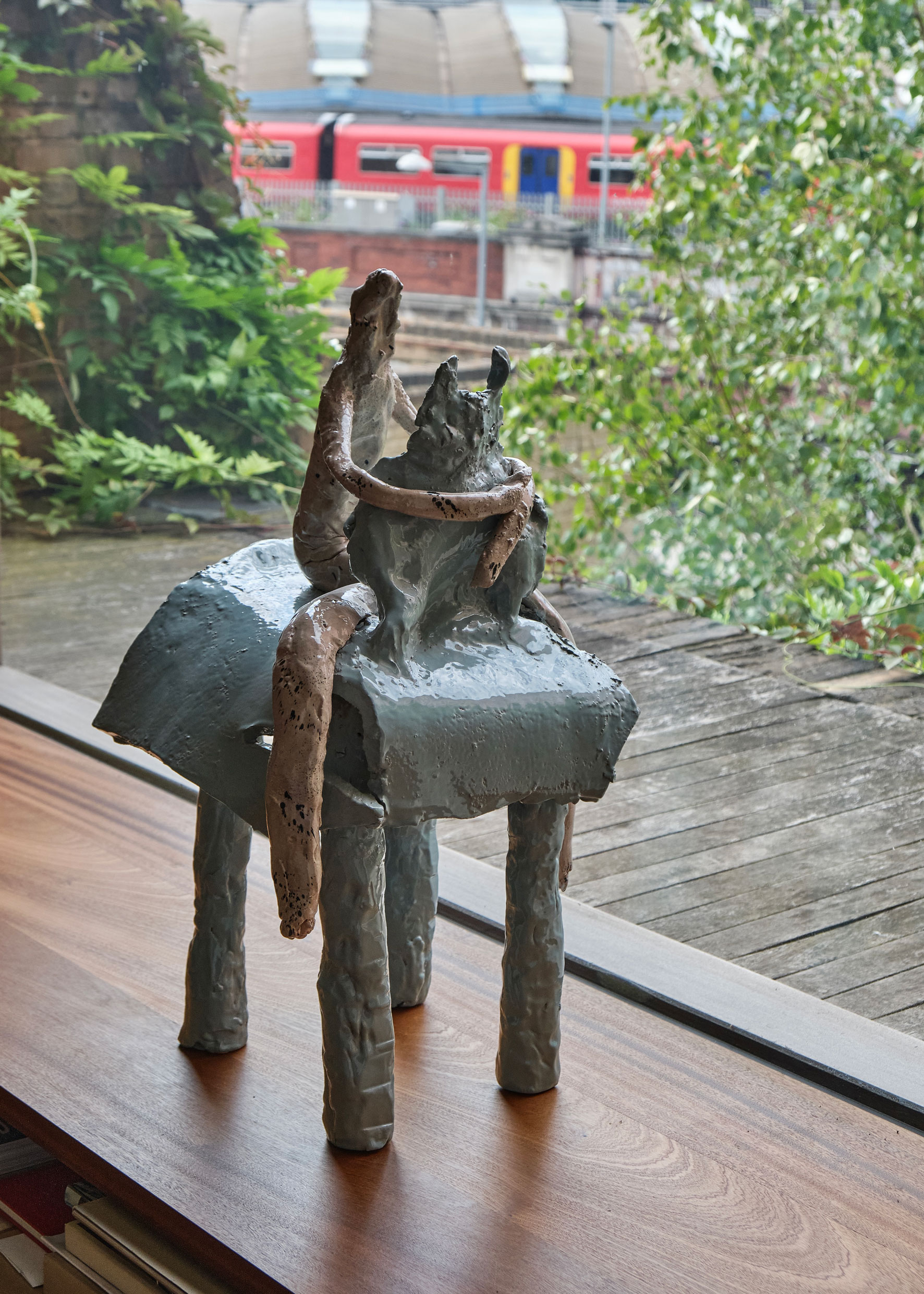 'Europa and the Sacred Bull’, a ceramic sculpture by Simone Fattal | Michael Anastassiades