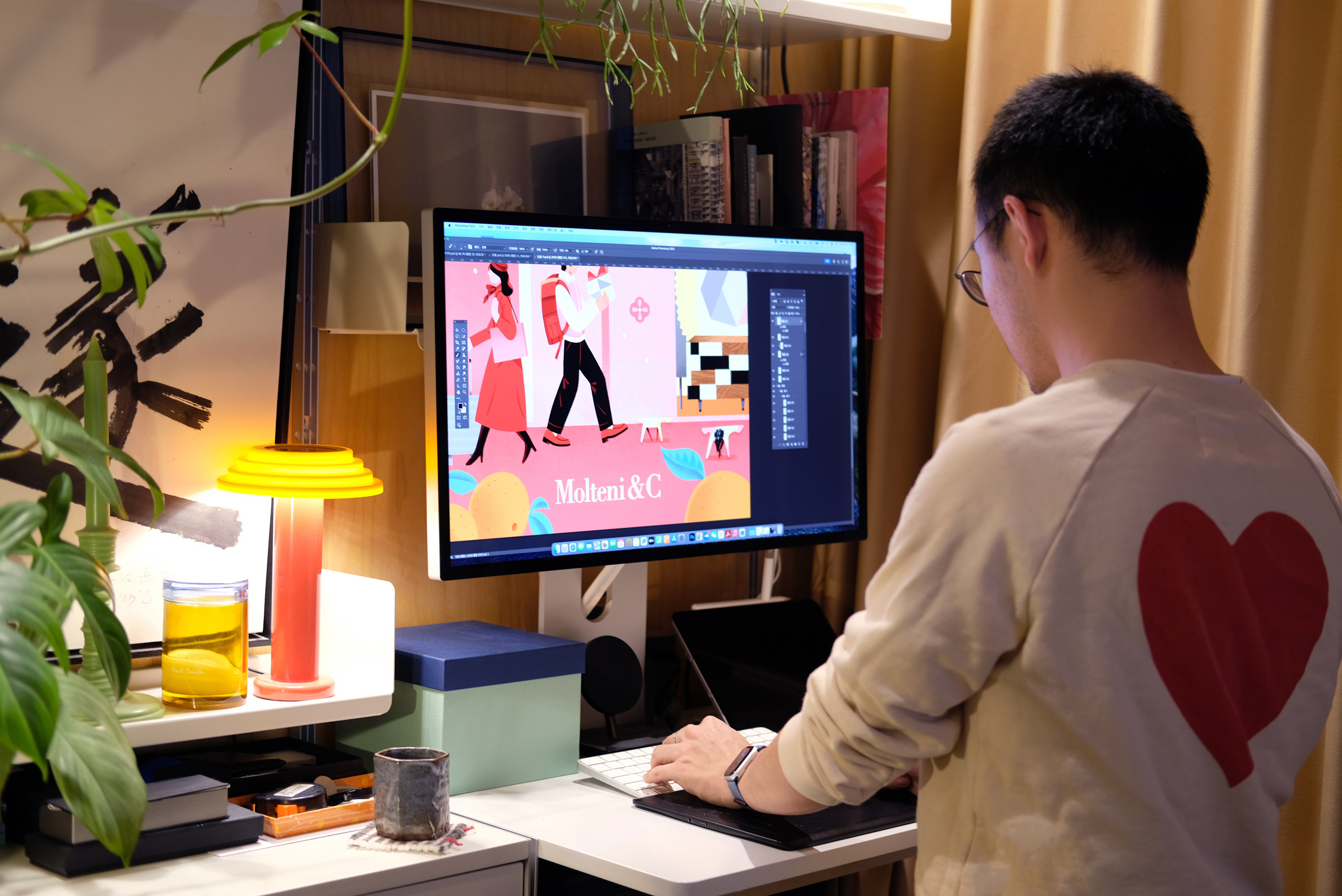 Yulong Lli racconta attraverso le sue illustrazioni i momenti di ricongiungimento durante il capodanno cinese