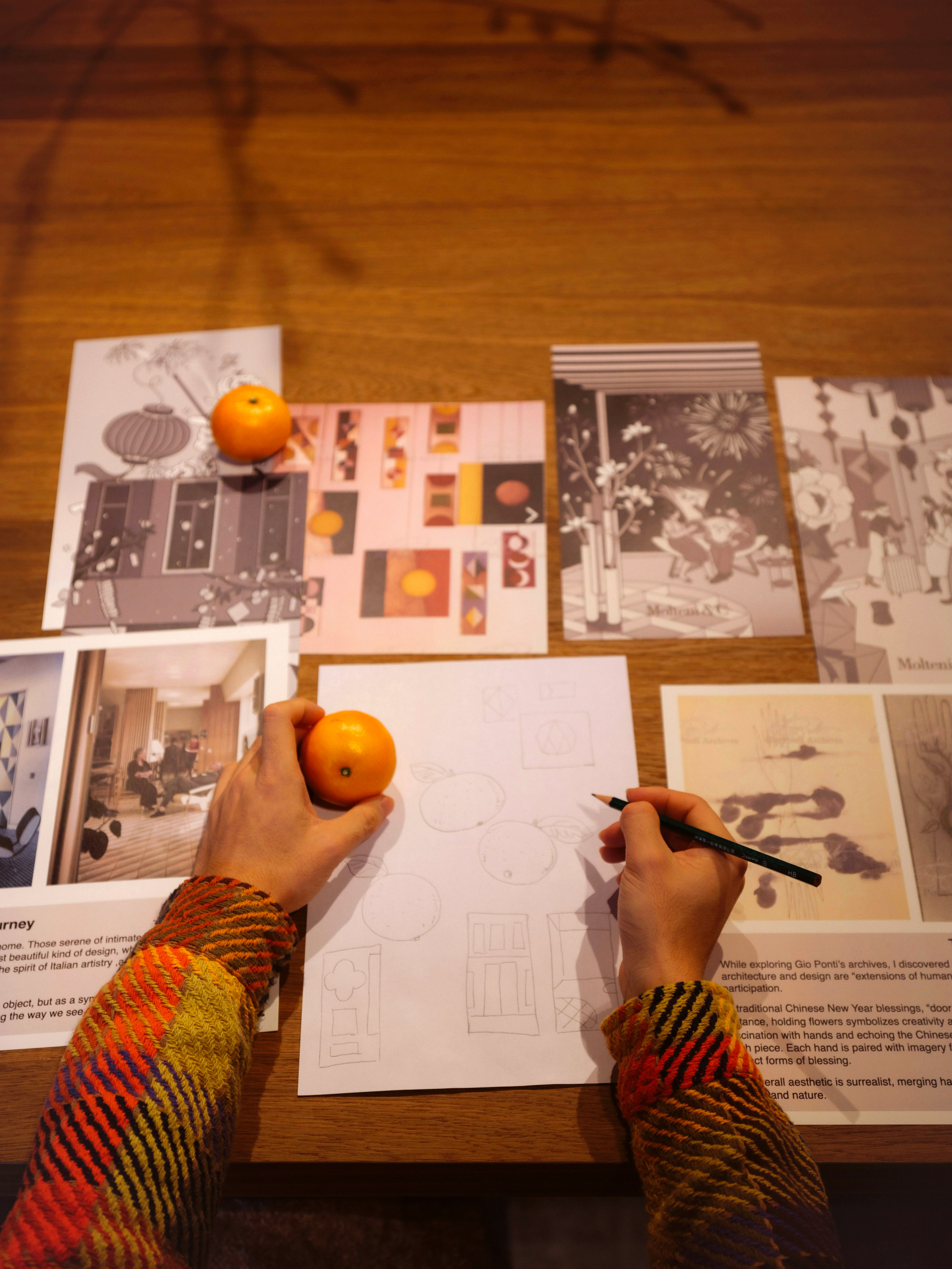 Yulong Lli alla ricerca di ispirazione per le sue illustrazioni per il Lunar Year