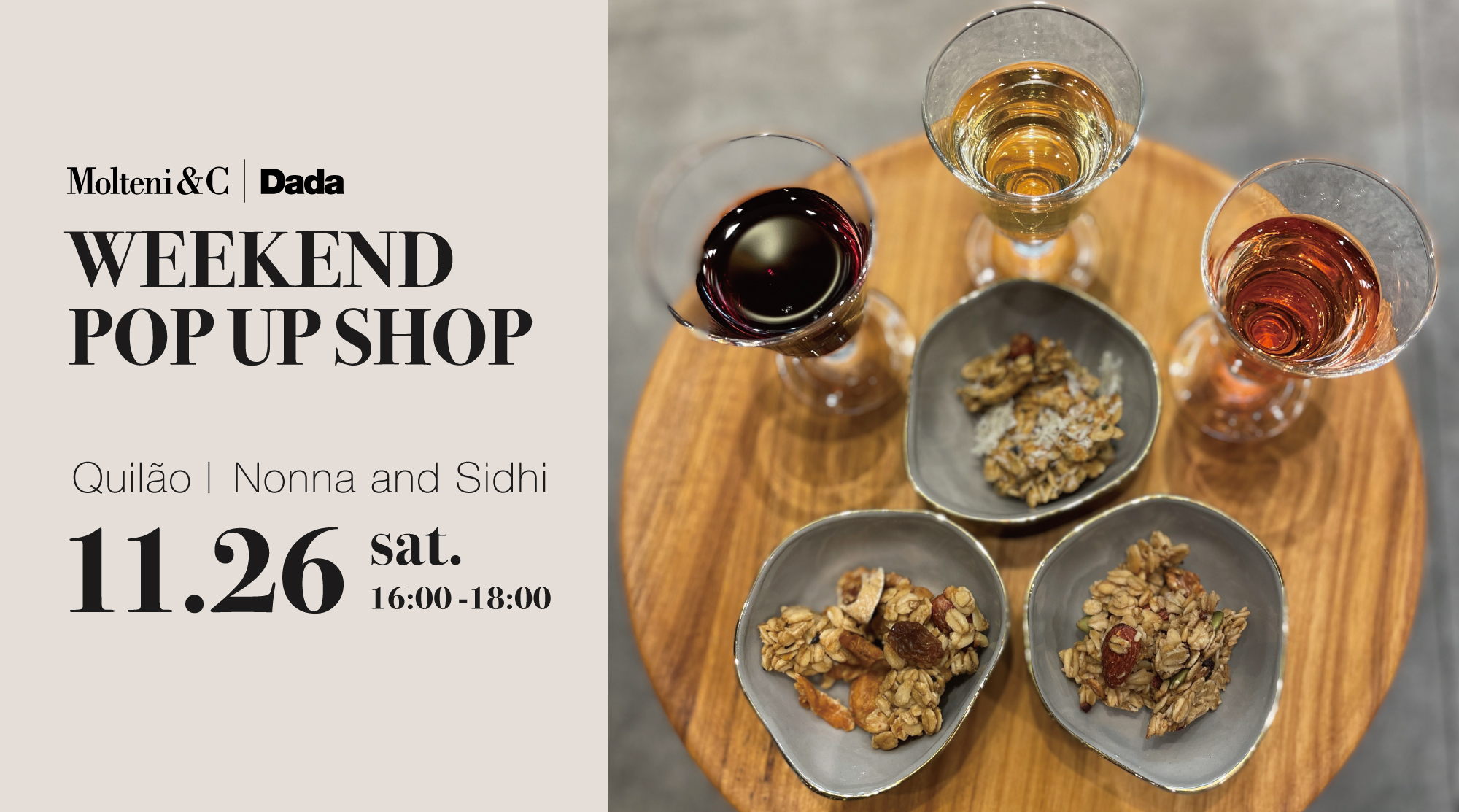Weekend Pop Up Shop_Quilao / Nonna and Sidhi